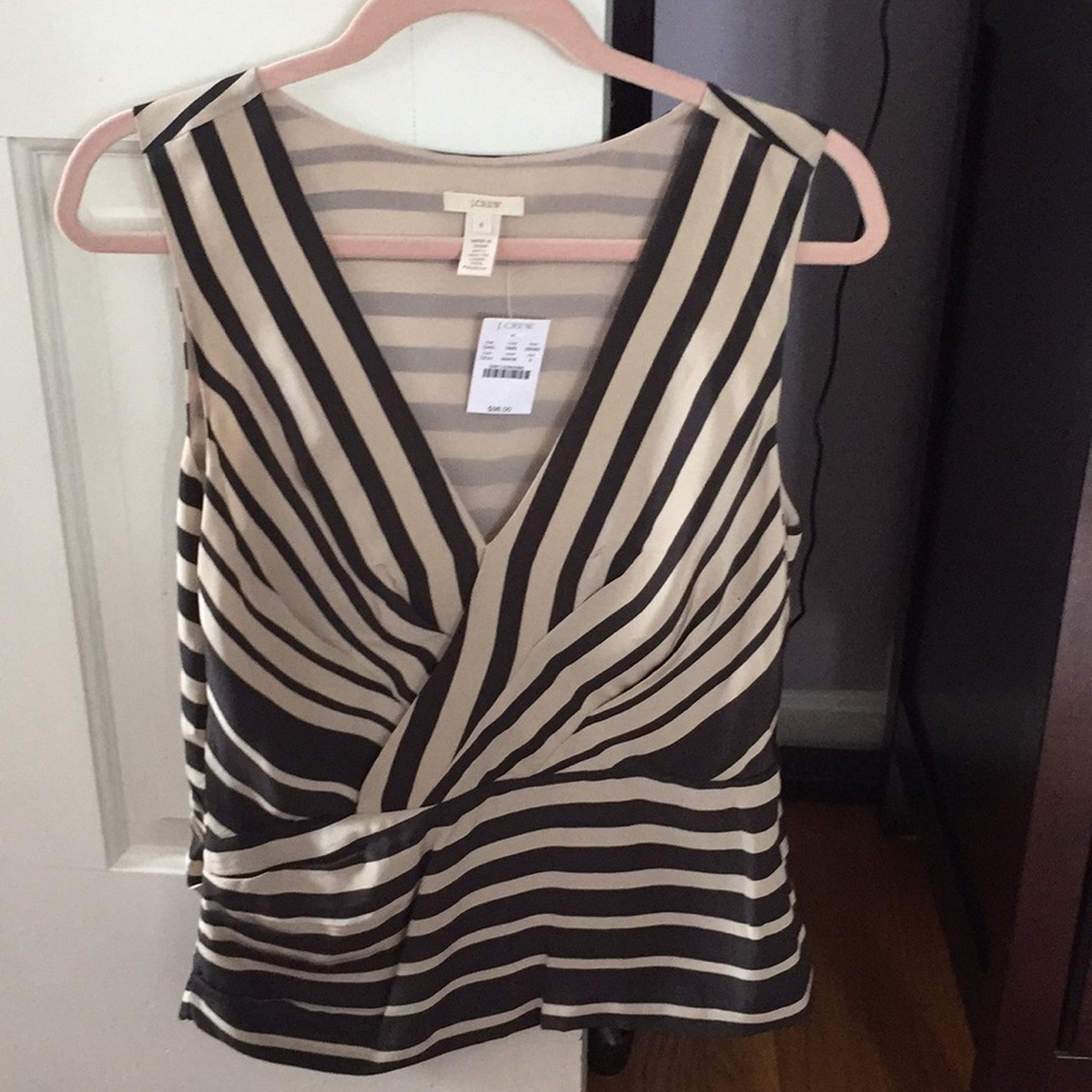 J.crew 100% silk tank